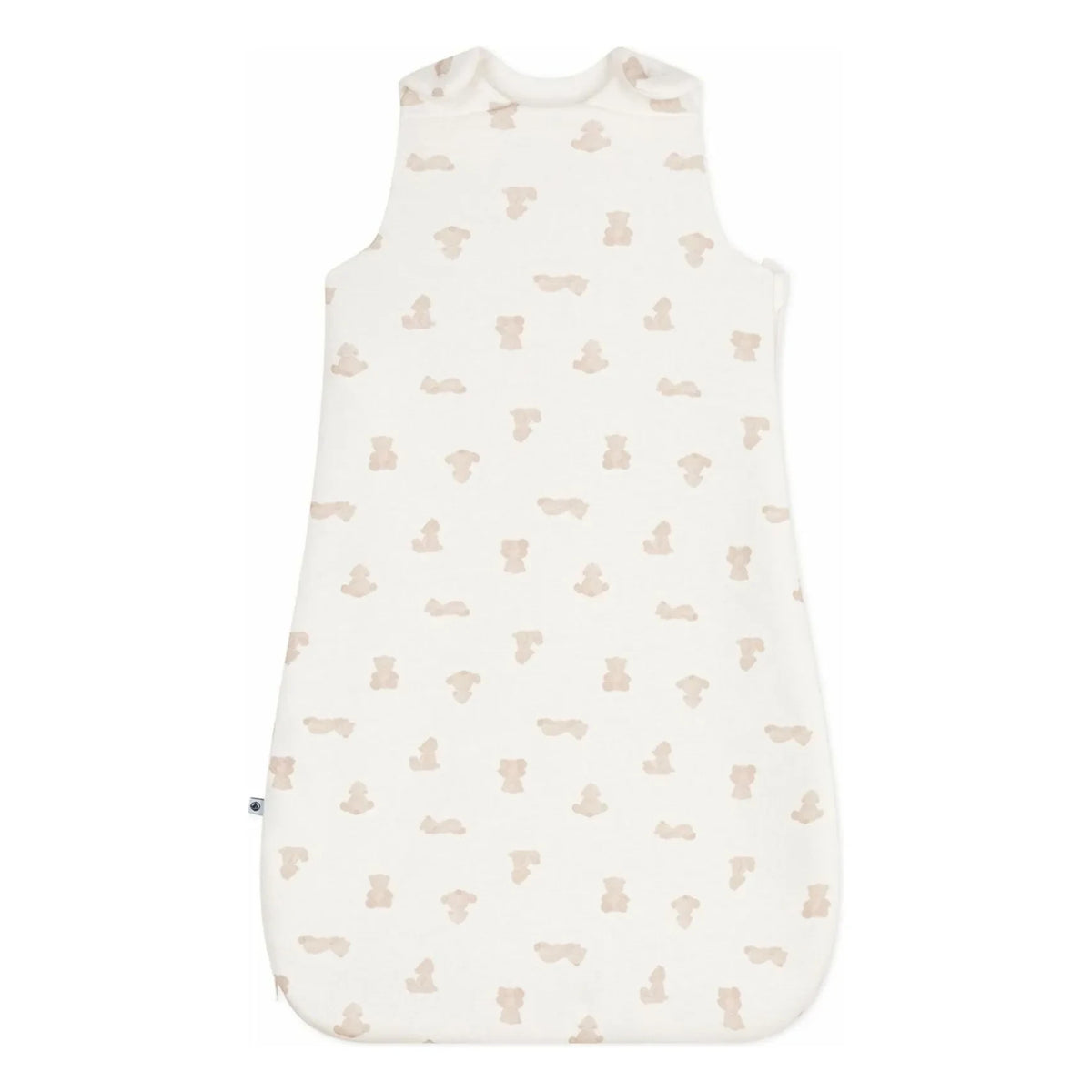 Petit Bateau - Organic Cotton Bear Sleep Suit | White