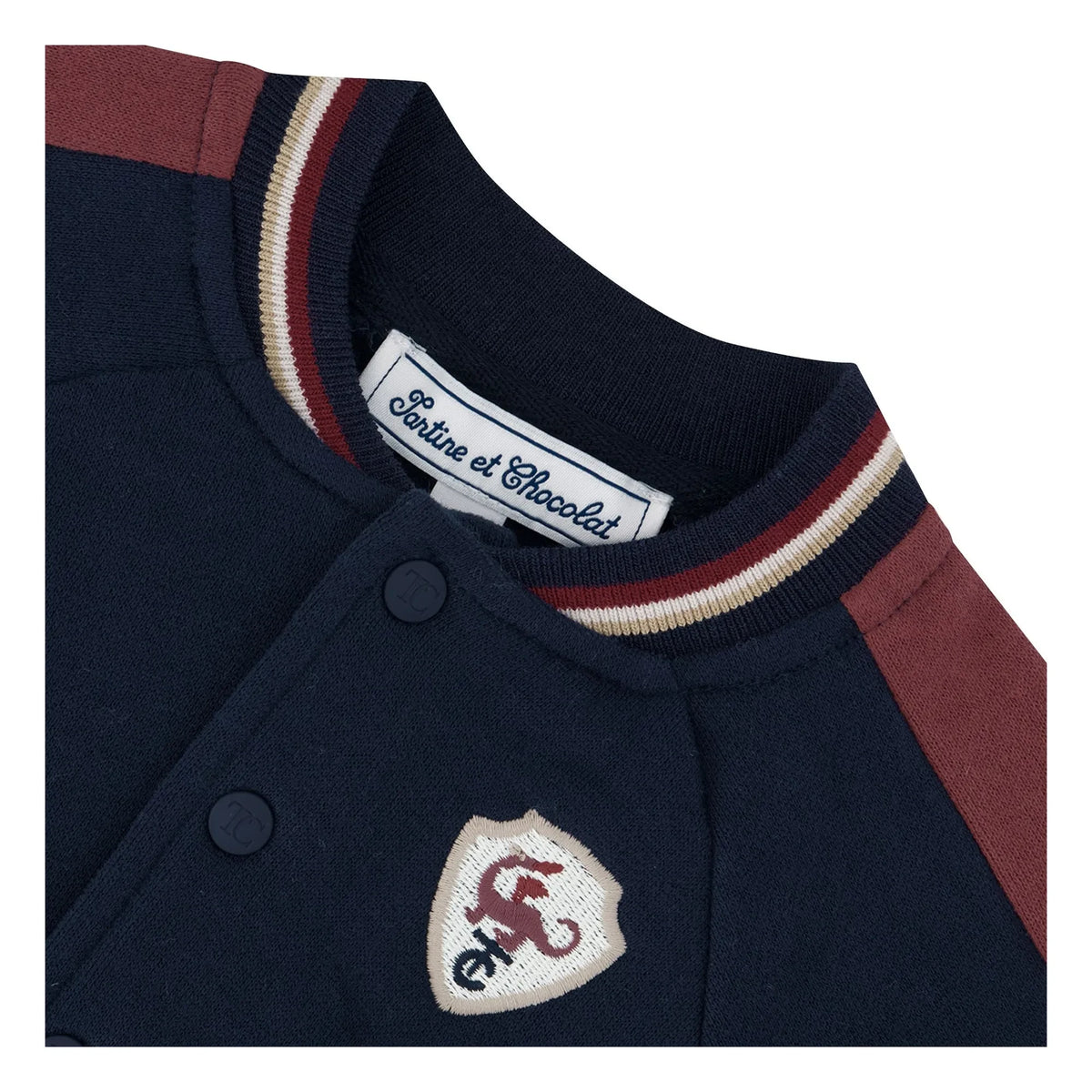 Tartine et Chocolat - Blason Bébé vest | Navy