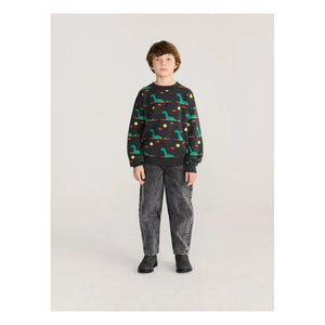 Bobo Choses - Organic Cotton Lake Sweater | Charcoal Grey