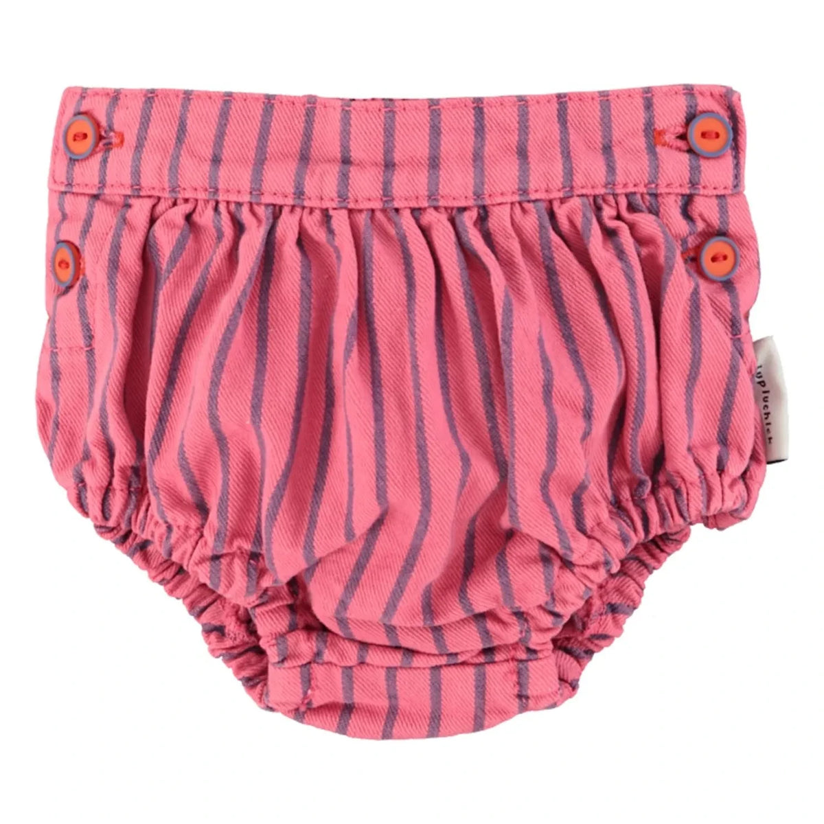 Piupiuchick - Striped Denim Bloomer | Pink