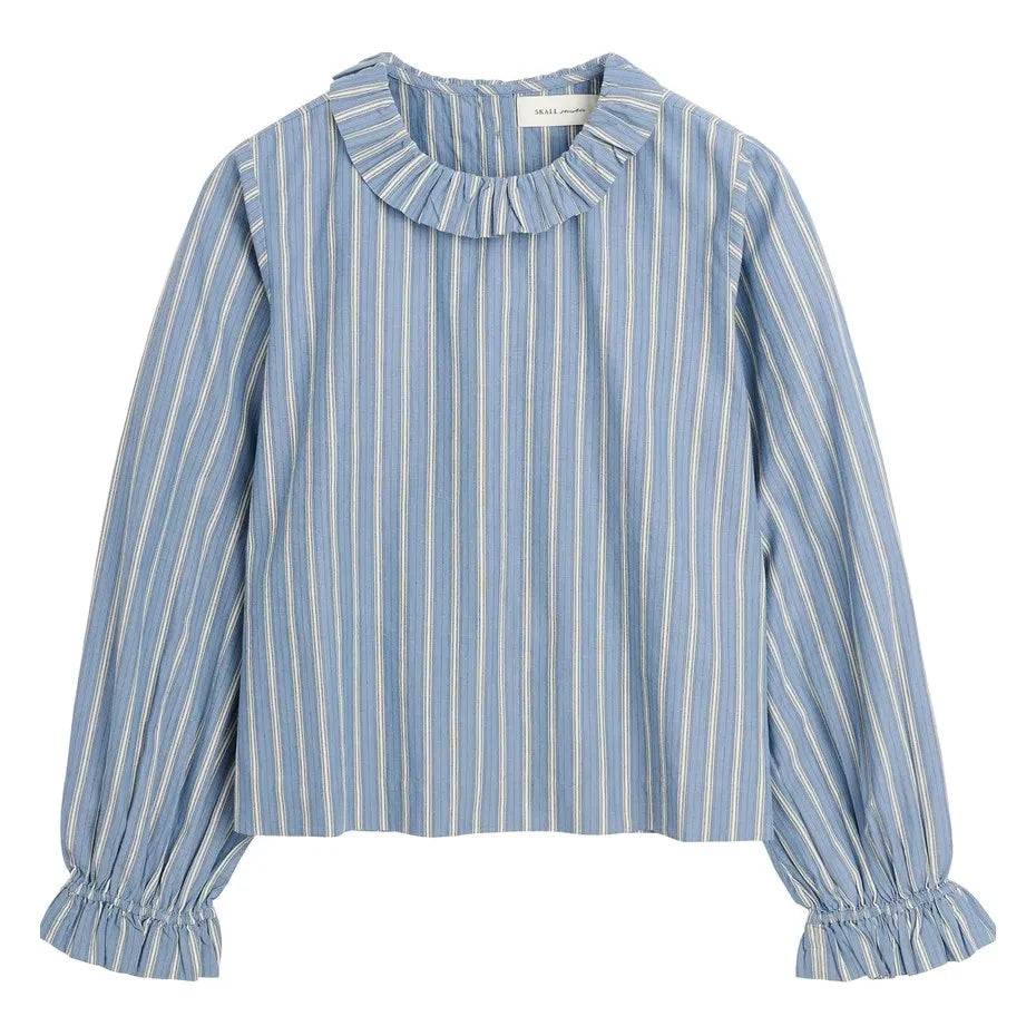 Skall Studio - Blue Cornflower Organic Cotton Blouse