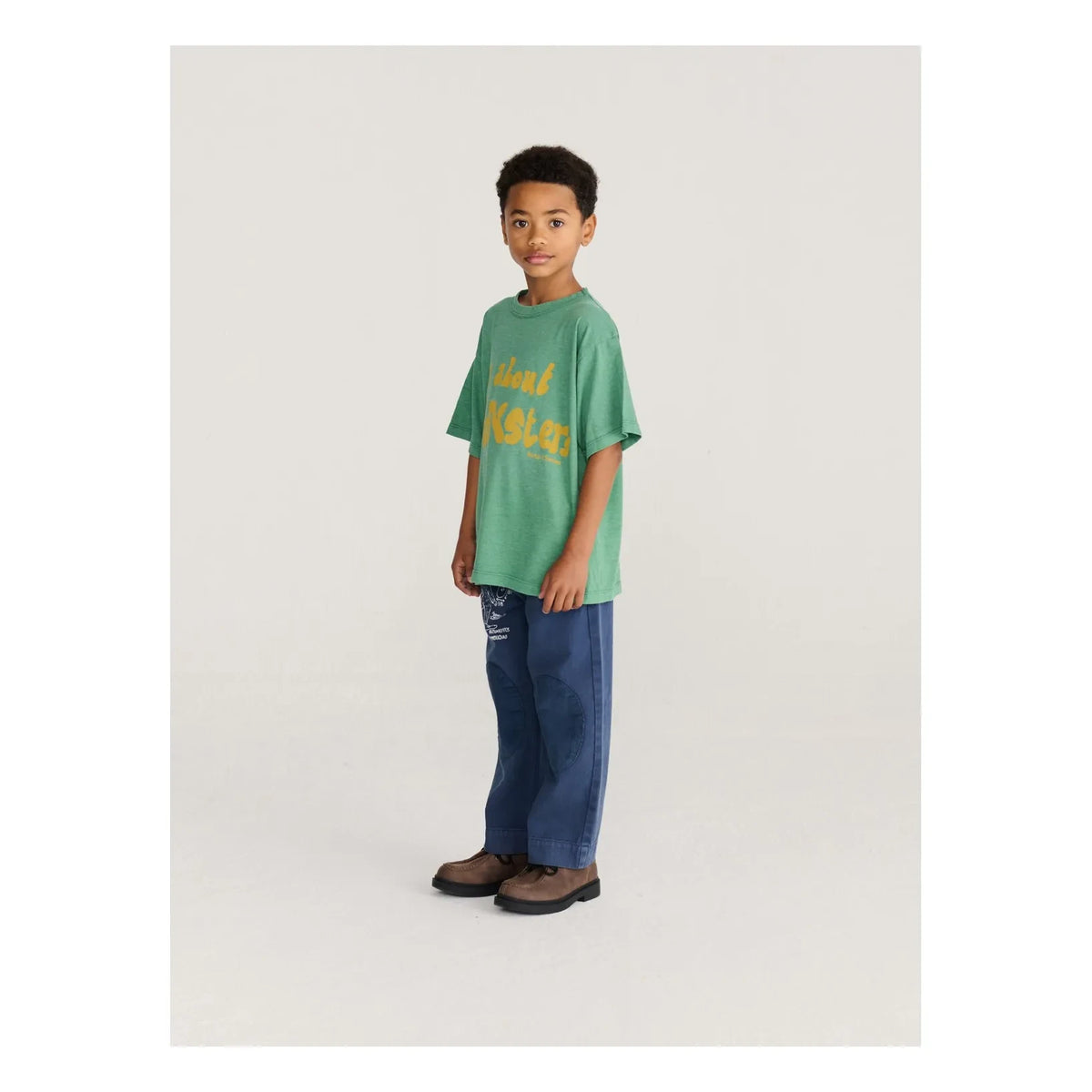 Bobo Choses - All About Monsters T-shirt | Recycled fibers | Green