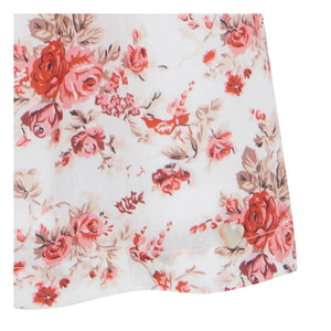 Tartine et Chocolat - Floral Ruffle Collar Dress | Pink