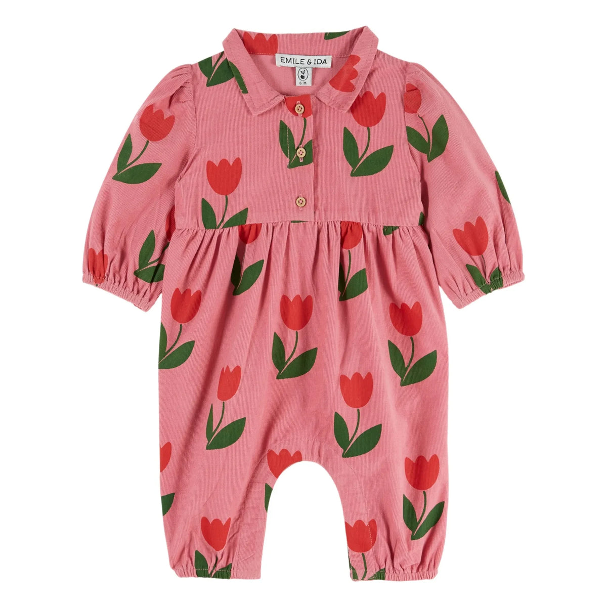 Emile et Ida - Tulip overall | Pink