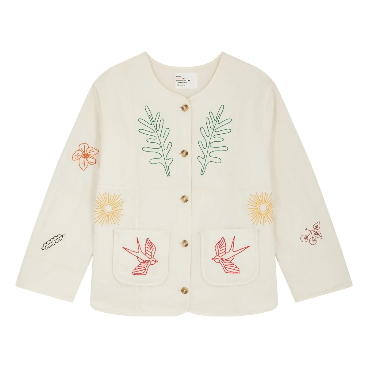 Leon & Harper - Viny Organic Cotton Jacket | White