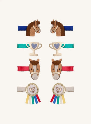Mimi & Lula - 8-piece Pony Stick Set | Red