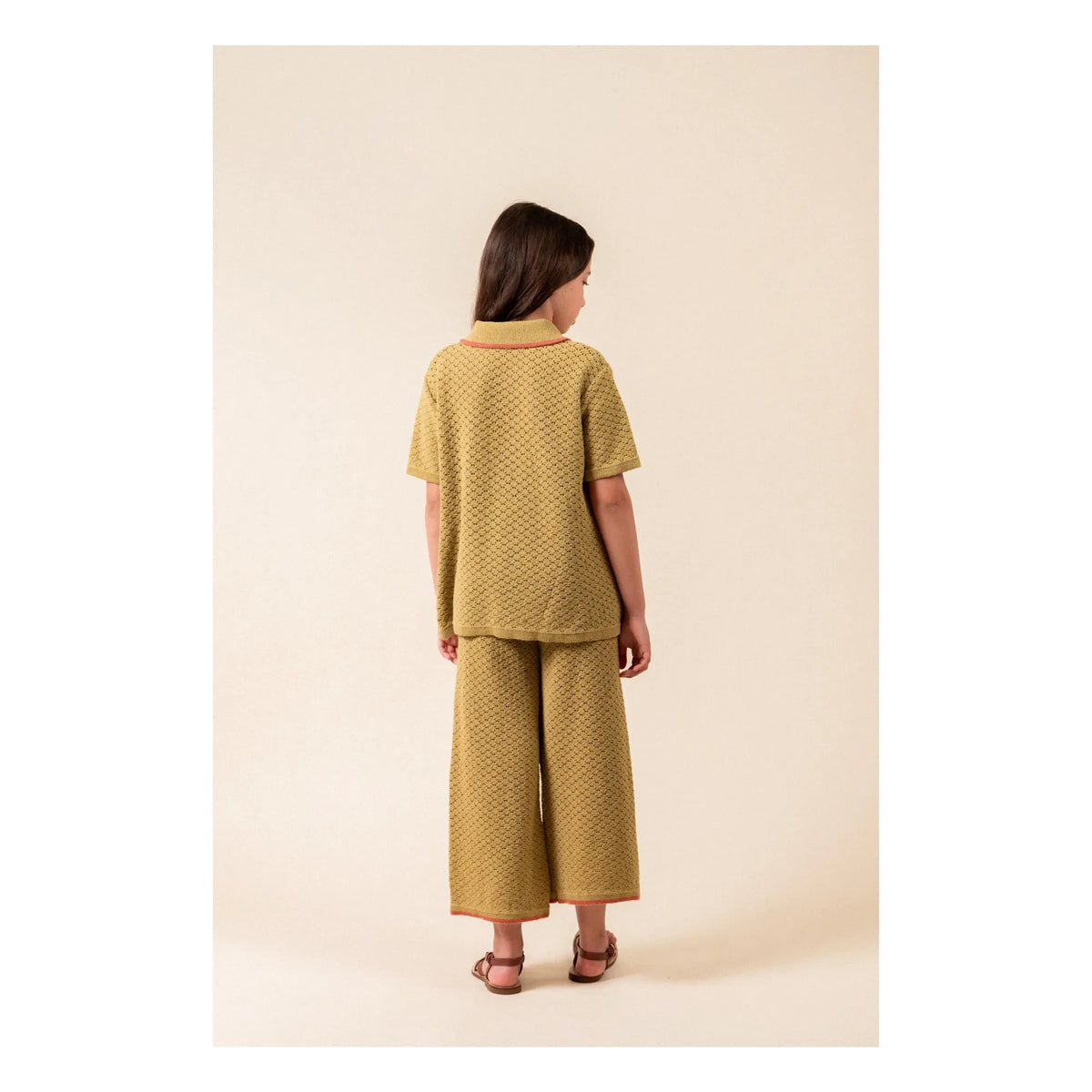 birinit - Pointelle Shirt Pockets | Yellow Green