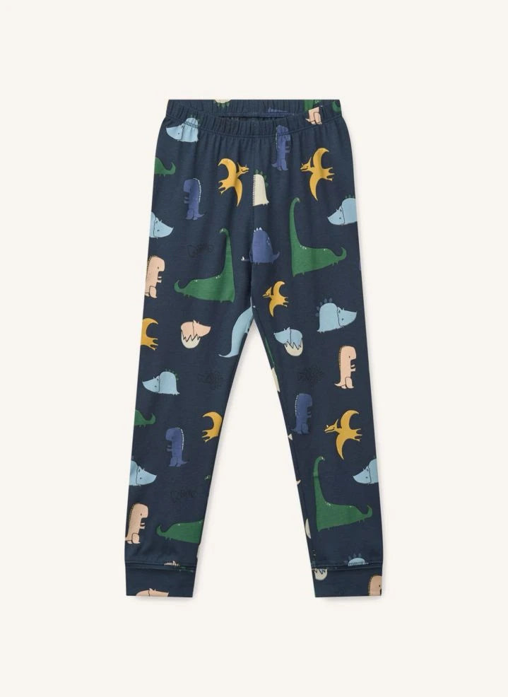 Liewood - Wilhelm Dinosaurs Organic Cotton Pajamas | Navy