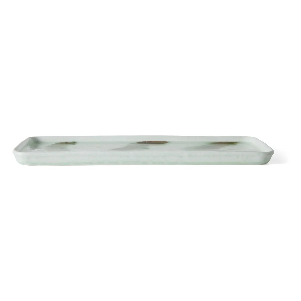 HKliving - Tide Ceramic Cake Plate | Light Blue