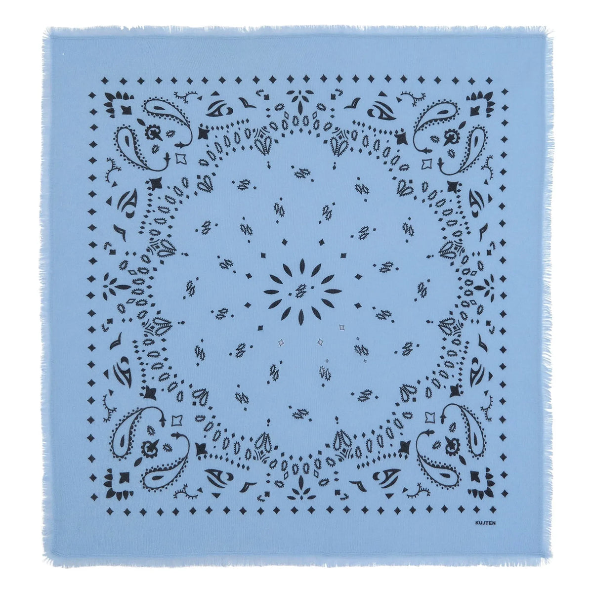 Kujten - Hachiko Cashmere Bandana | Blue