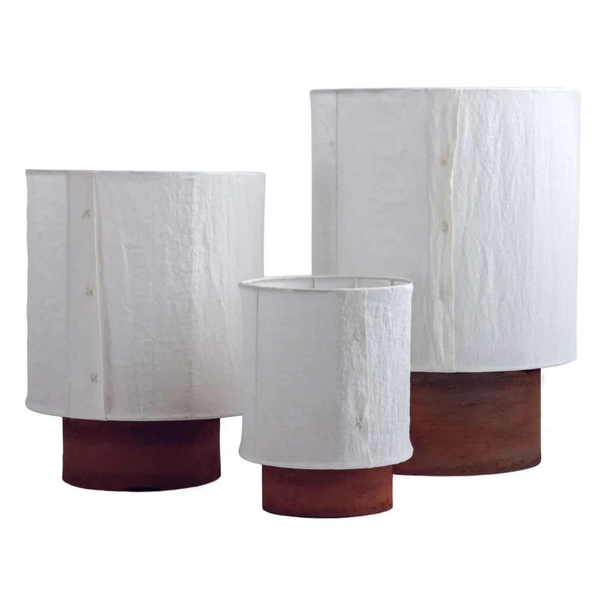 Maison de Vacances - Stoneware Kalé Lamp | Red