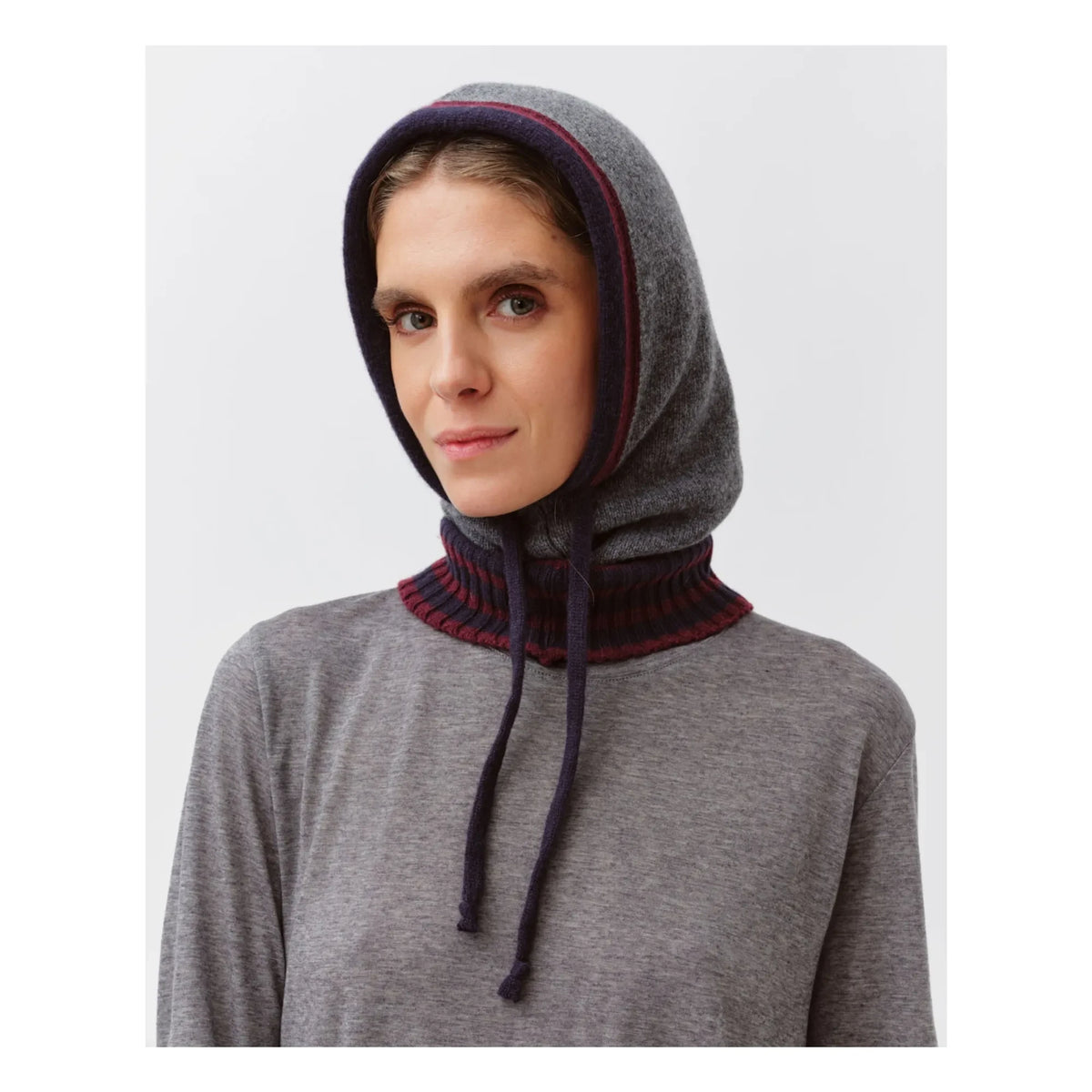 Diega - Capo Merino Wool Hood | Gray
