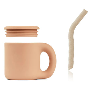 Liewood - Jenna Silicone Straw Cup | Light Pink