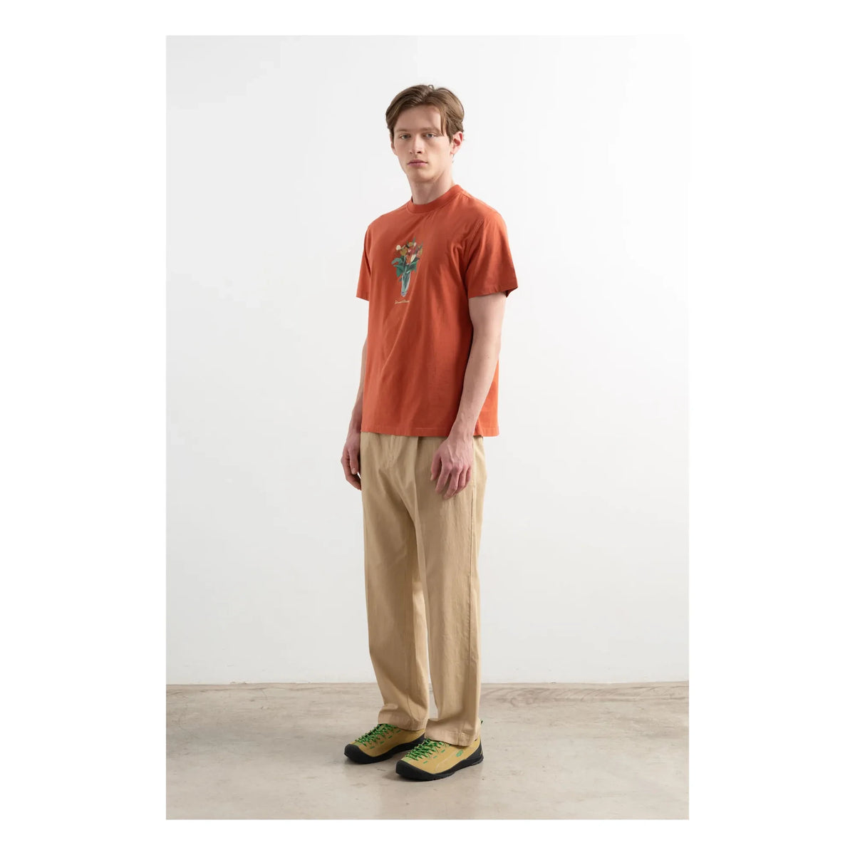 Edmmond Studios - Lush Cotton T-Shirt | Red Ochre