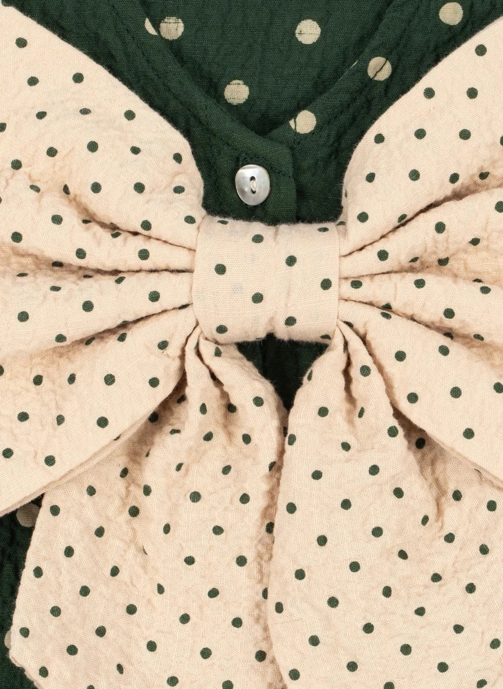 Konges Sløjd - Elin Polka Dot Dress, Organic Cotton | Green