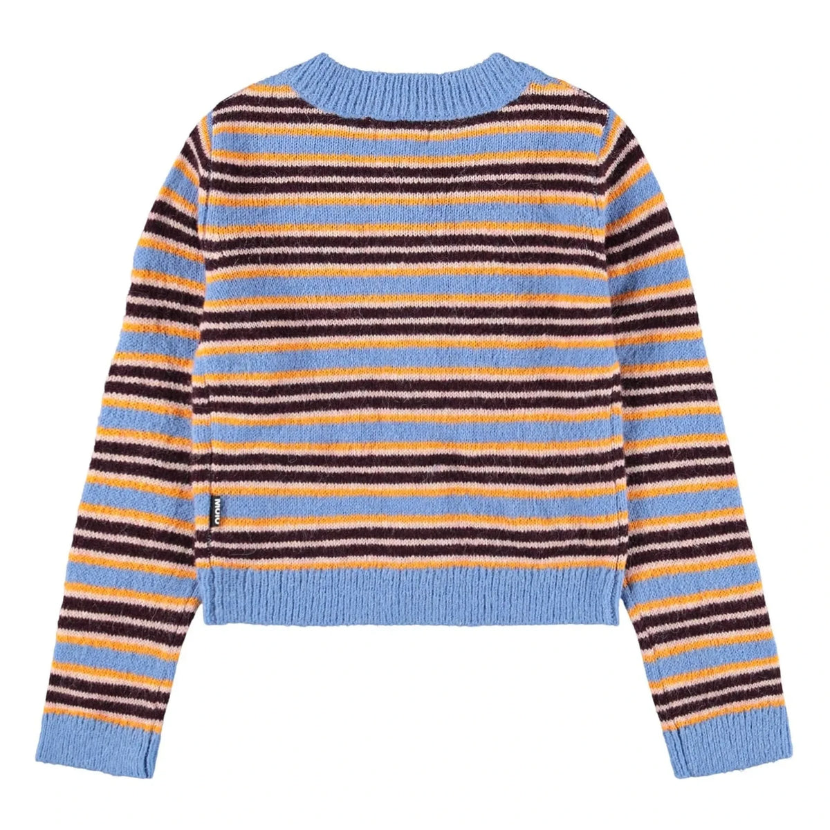 Molo - Striped Geraldine cardigan | Light Blue