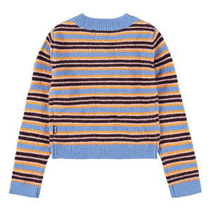 Molo - Striped Geraldine cardigan | Light Blue