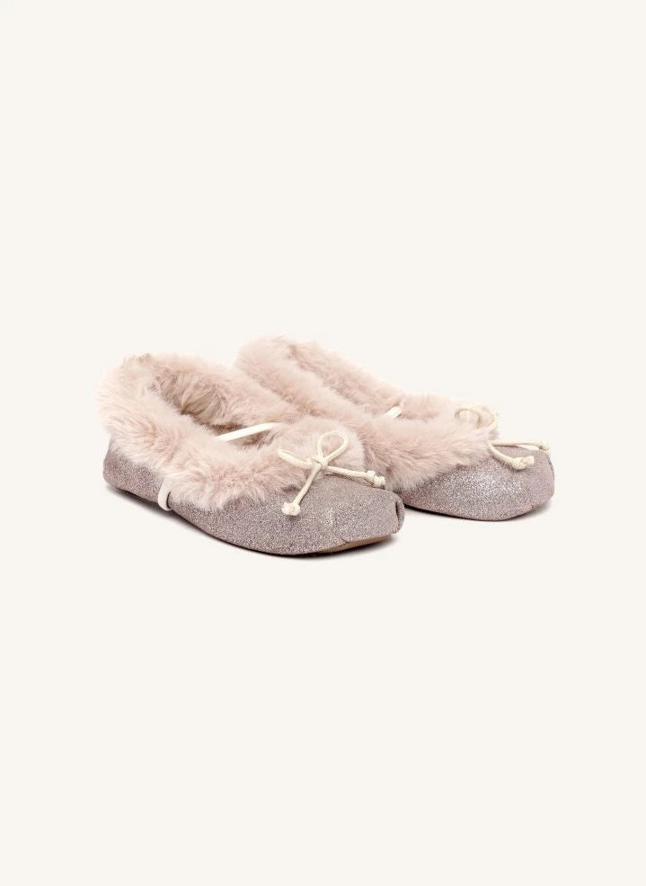 Pèpè - Sequin-Lined Flats | Pink