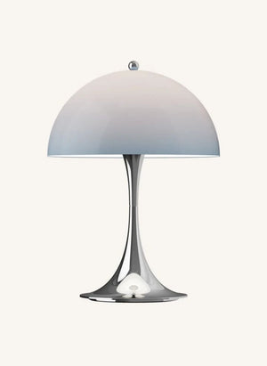 Louis Poulsen - Panthella 250 Portable Table Lamp, Chrome Base, Louis Poulsen | Pearl grey