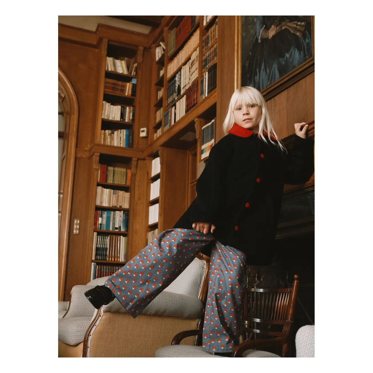 Tinycottons - Wool Coat | Dark Blue