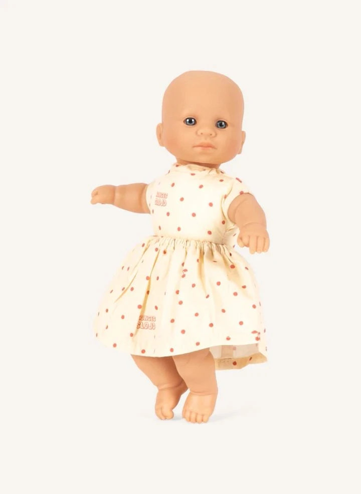 Konges Sløjd - Cherry Dot Mini Doll | White