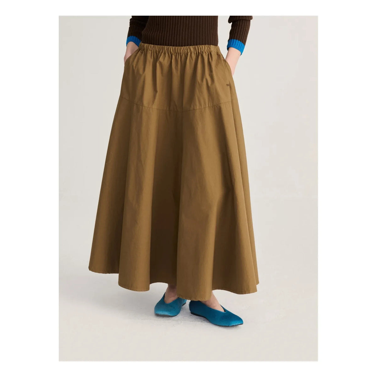 Bobo Choses - A-line Skirt Organic Cotton | Khaki