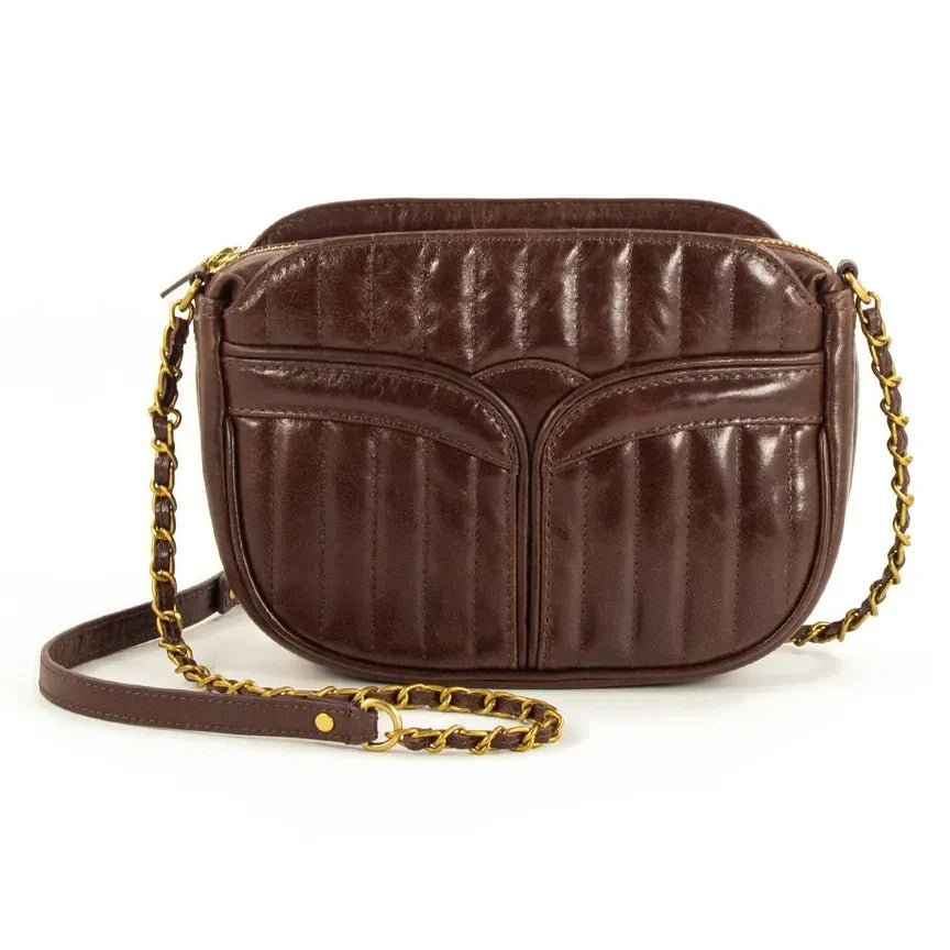 Sessùn - Divine Leather Bag | Chocolate