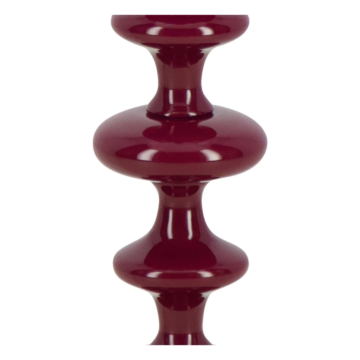 House of Capricorn - Freixo Wooden Lamp Base | Burgundy