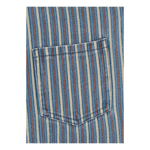 Konges Sløjd - Magot Striped Organic Cotton Denim Overalls | Blue
