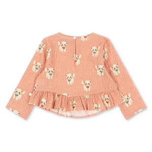Konges Sløjd - Eline Cats Organic Cotton Blouse | Pink