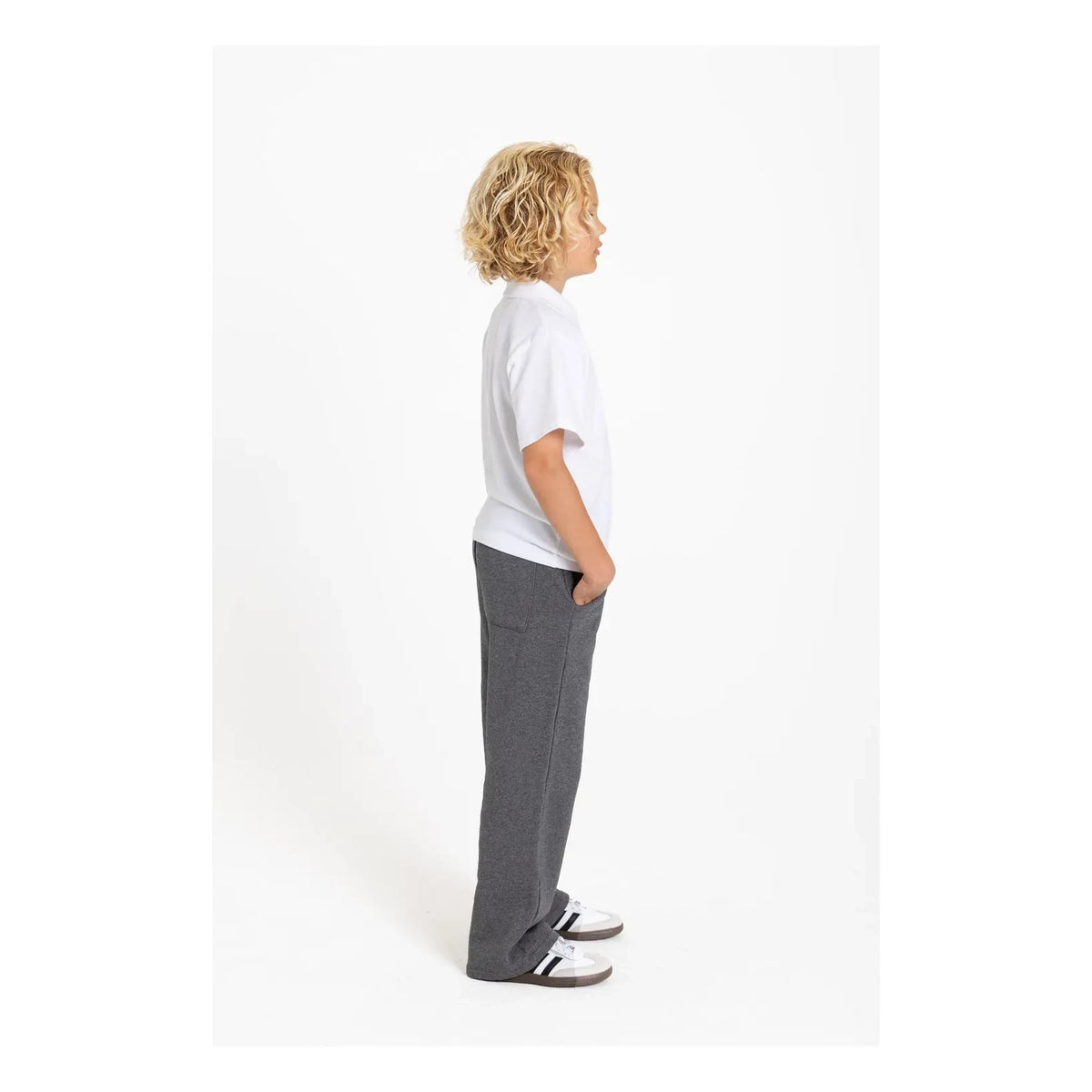 Smallable Kid - Canterbury Organic Cotton Jogger | Gray Melange