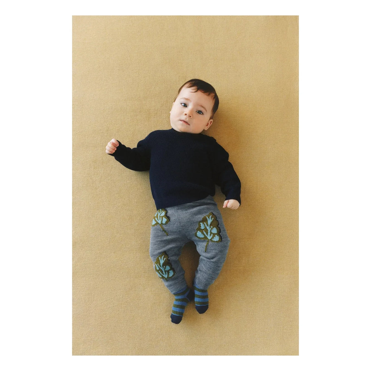 FUB - Arbres Fine Knit Merino Wool Pants | Gray