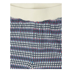 FUB - Organic Cotton Fine Knit Check Shorts | Ecru