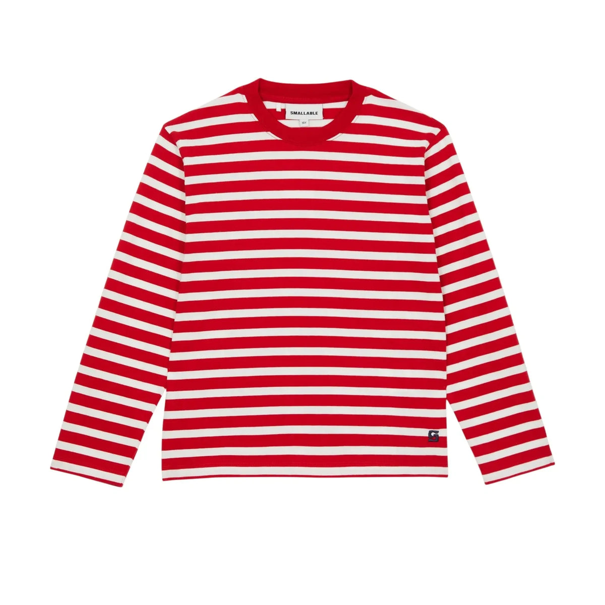 Smallable Kid - Bam Striped T-Shirt | Dark Red
