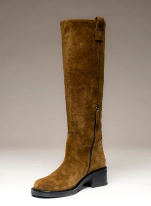 Odare - Giulia Suede Boots | Brown