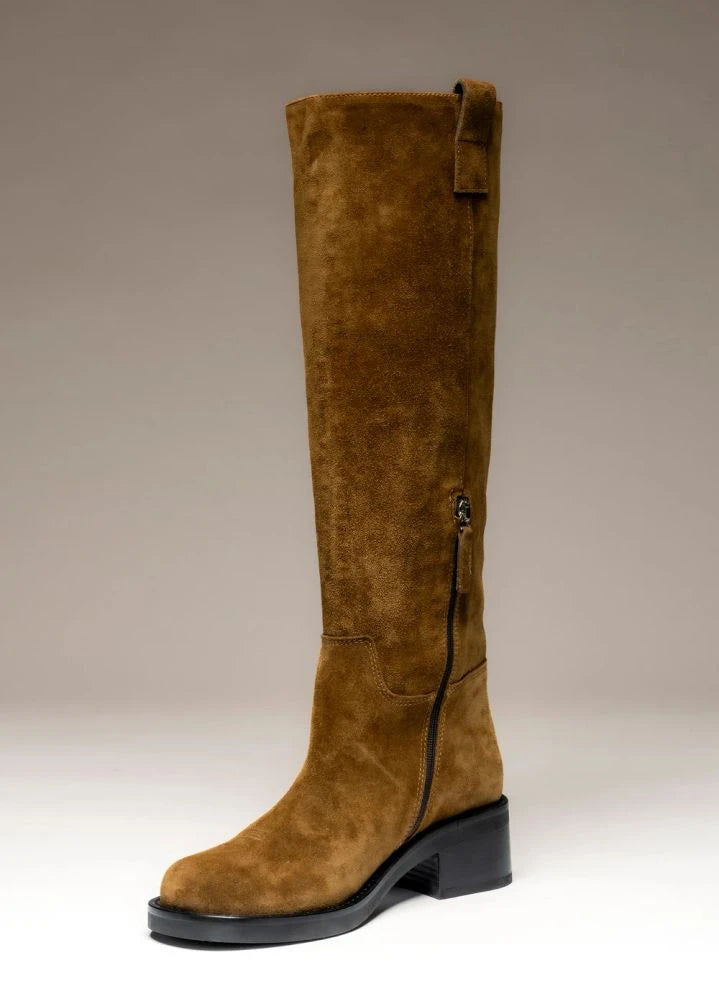 Odare - Giulia Suede Boots | Brown