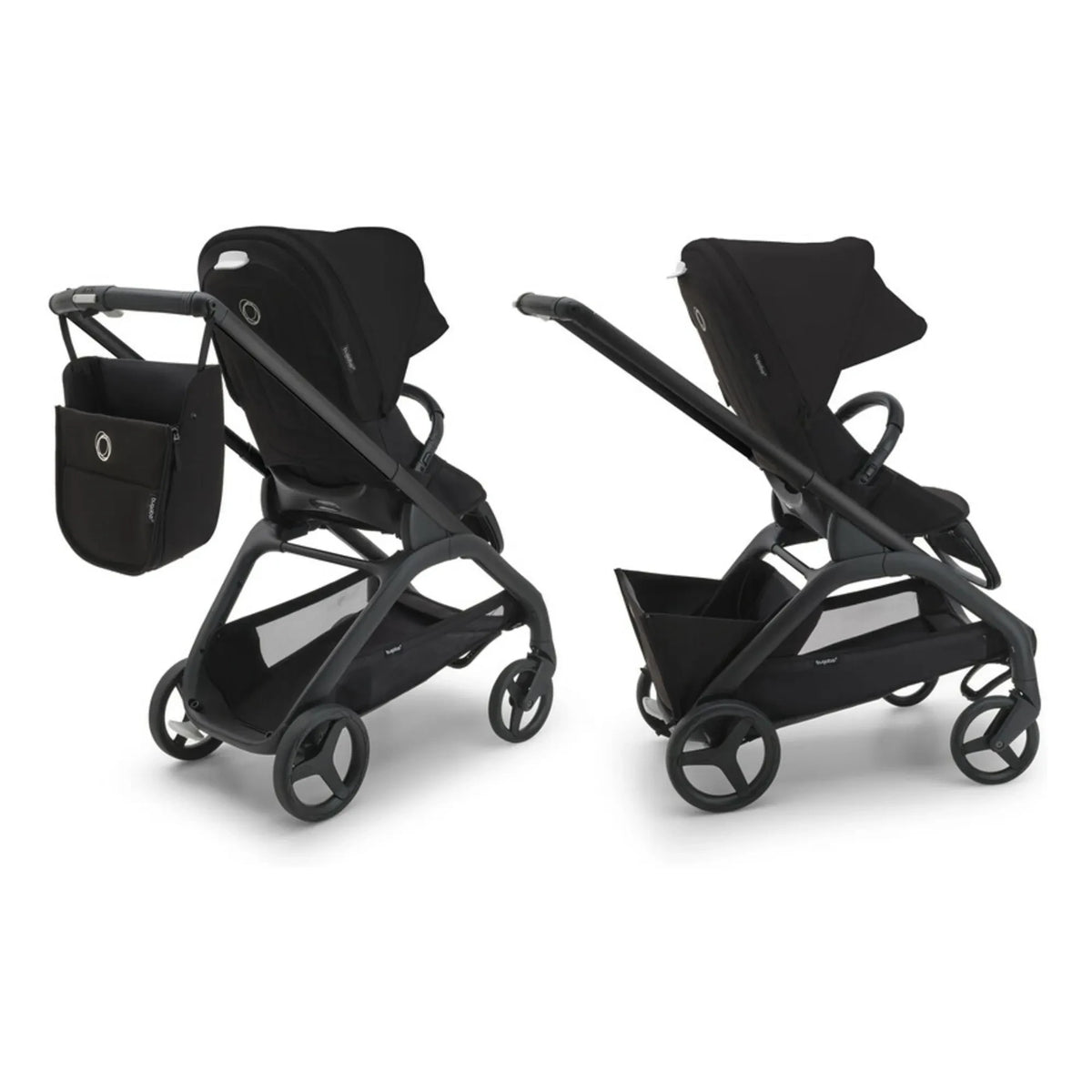 Bugaboo - Bugaboo Dragonfly Urban Stroller complete black chassis | Taupe brown