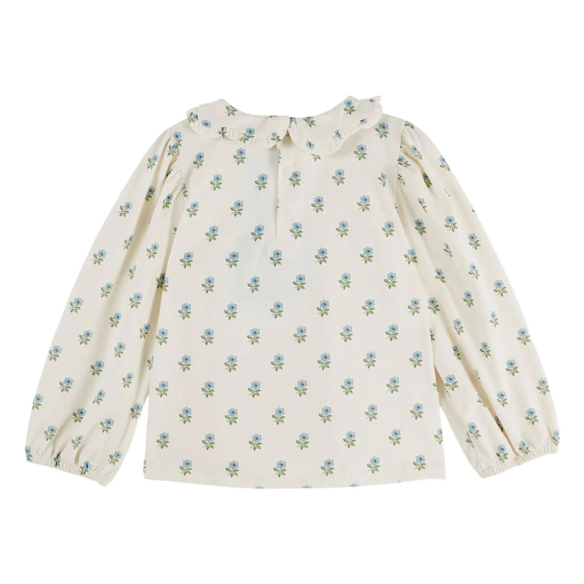 Emile et Ida - Organic cotton floral blouse | Ecru