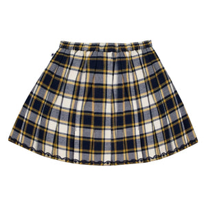Bonton - Mali Checked Skirt | White
