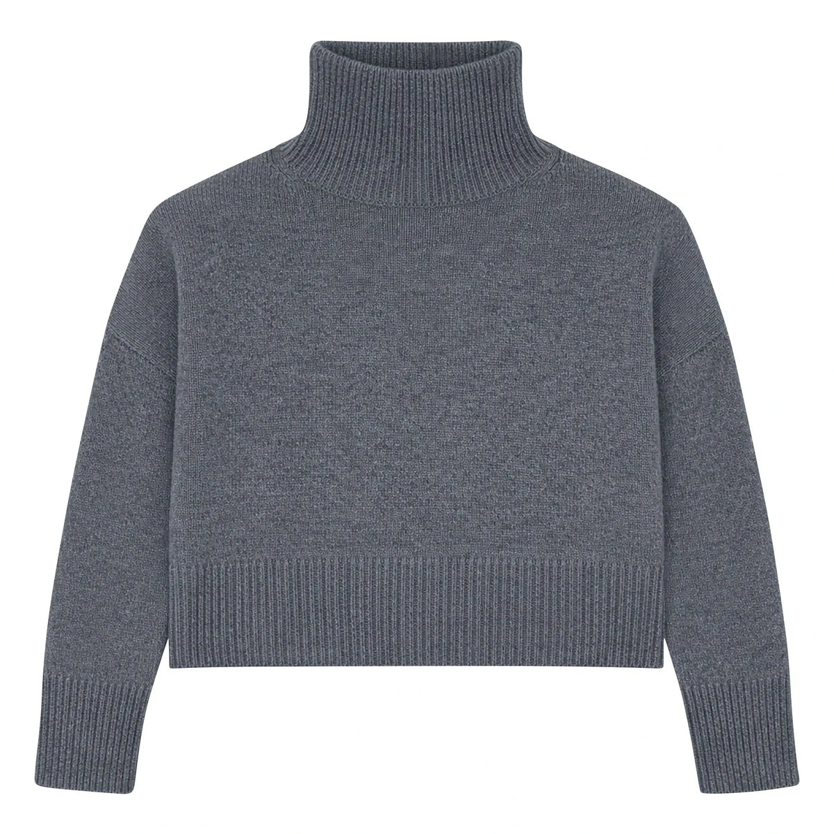 Kujten - Ulla Crop Cashmere Sweater | Gray