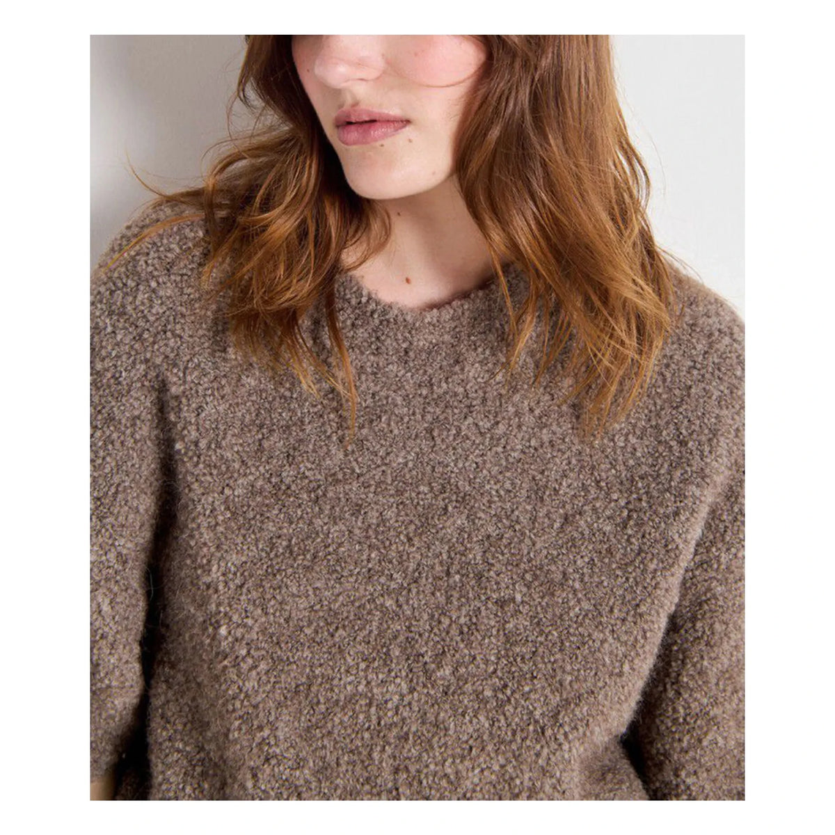 American Vintage - Zolly sweater | Dark brown