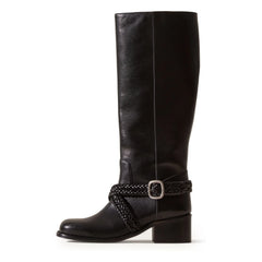 Hereu - Lligada Leather Boots | Black