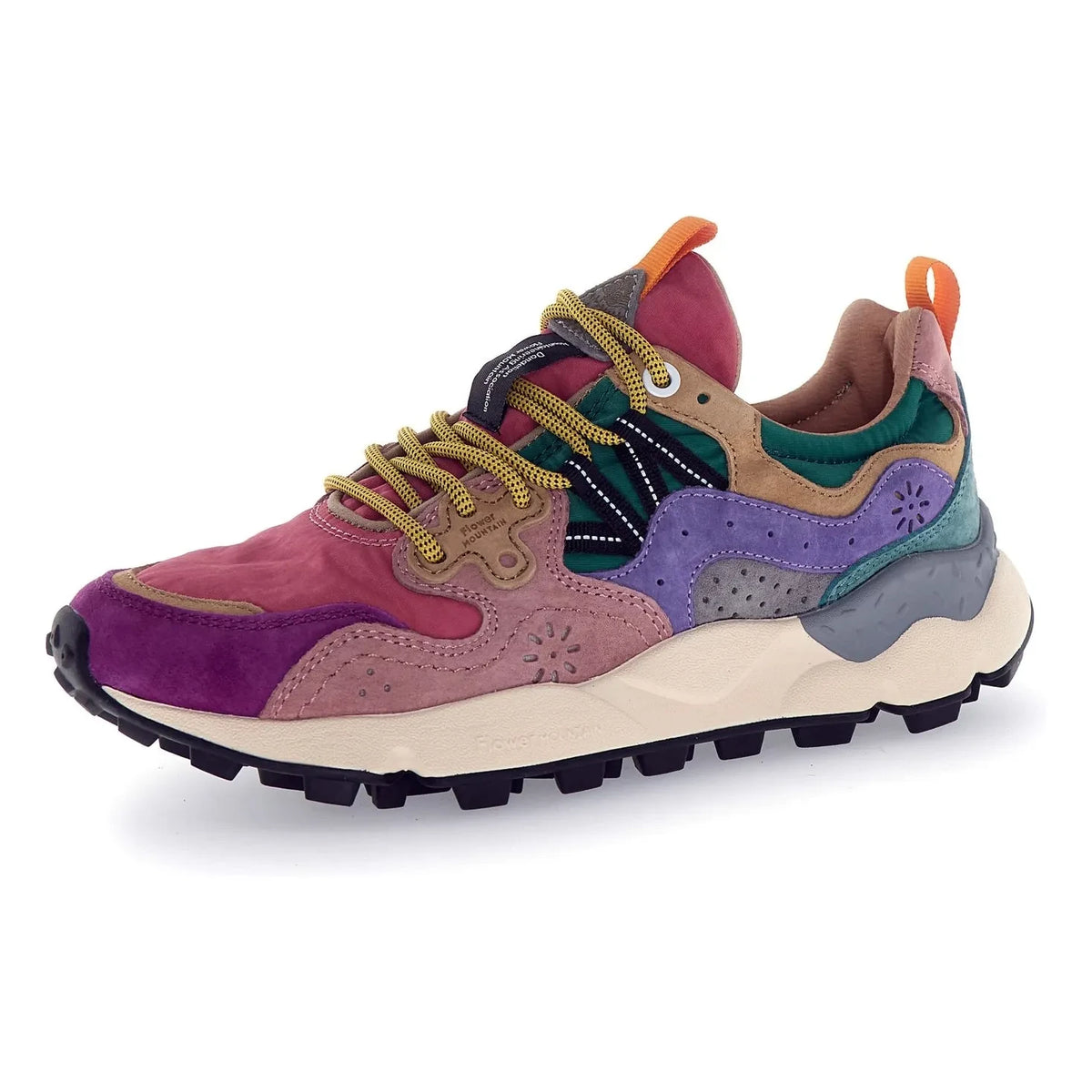 Flower Mountain - Yamano 3 Suede and Nylon Sneakers | Pink