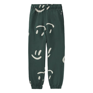 Molo - Adan Smileys organic cotton jogger | Chrome green