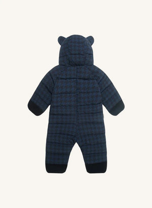 Töastie - Waterproof Houndstooth Cloud Jacket Made from Recycled Fibers | Blue