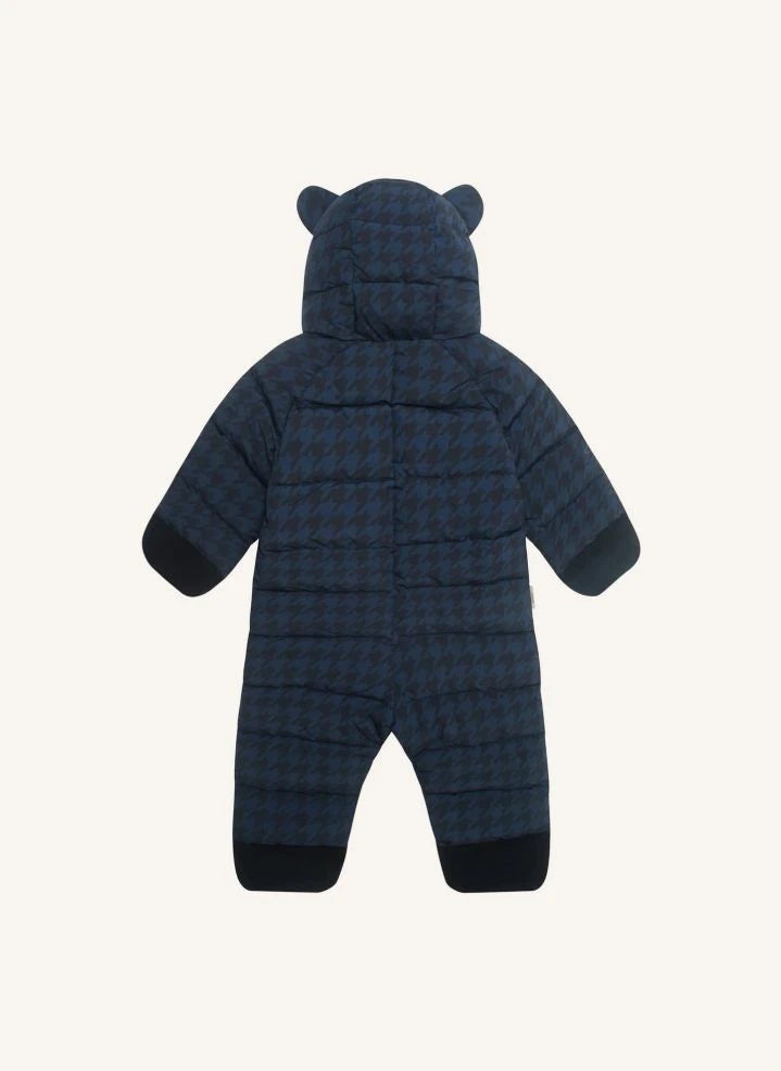 Töastie - Waterproof Houndstooth Cloud Jacket Made from Recycled Fibers | Blue