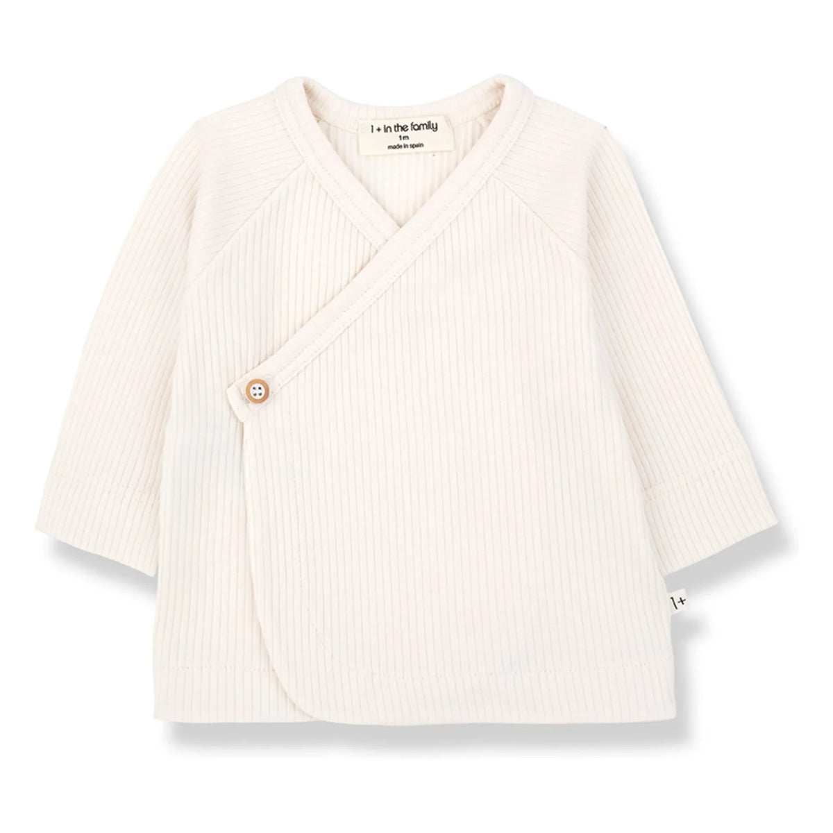 1+ in the family - Elodie Ribbed T-Shirt | Ecru