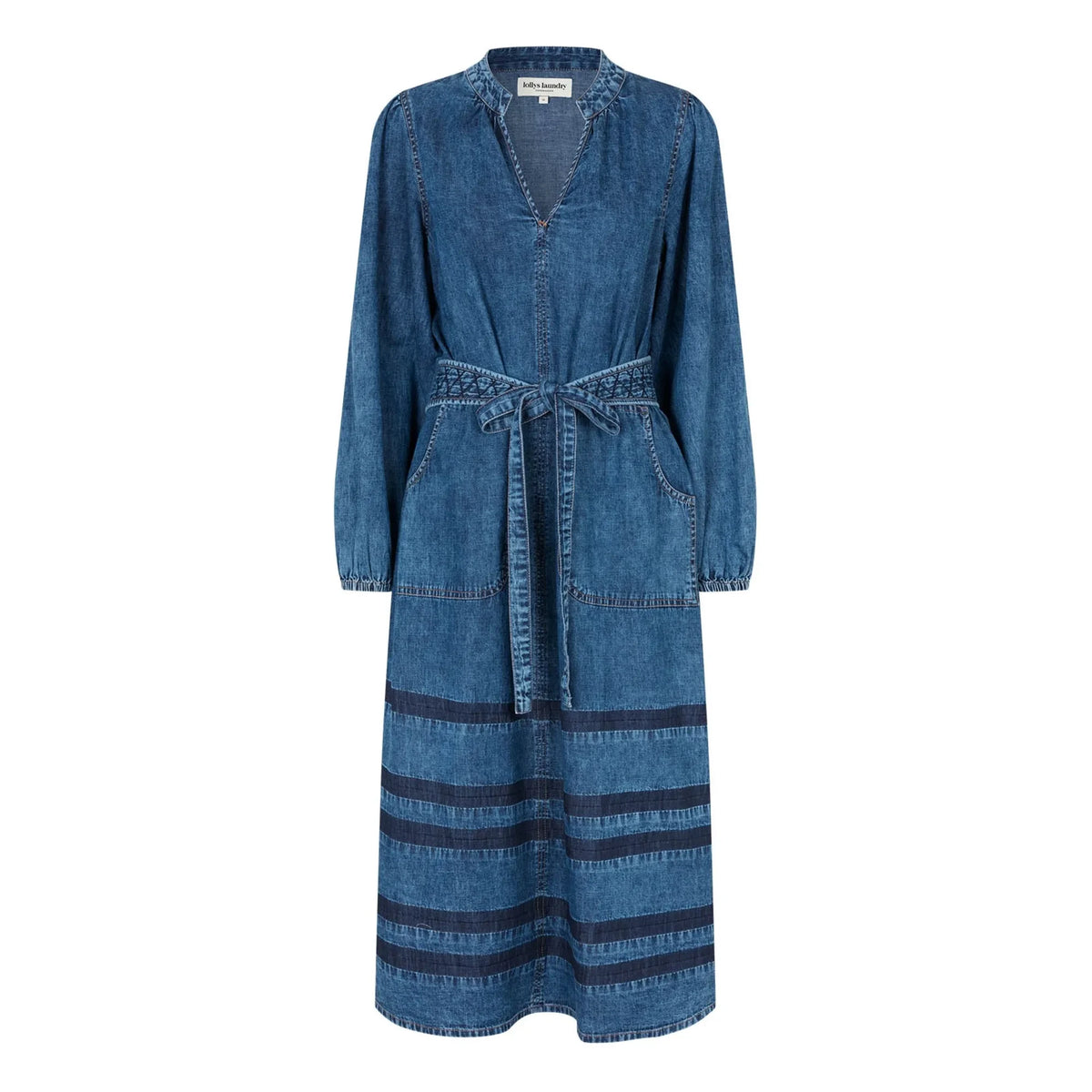 Lollys Laundry - Paris Denim Cotton Dress | Blue