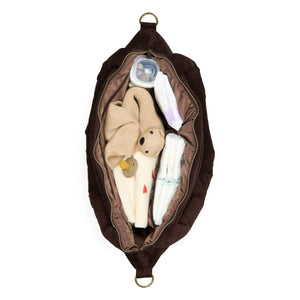 Studio Noos - Velvet baby care bag | Dark Brown