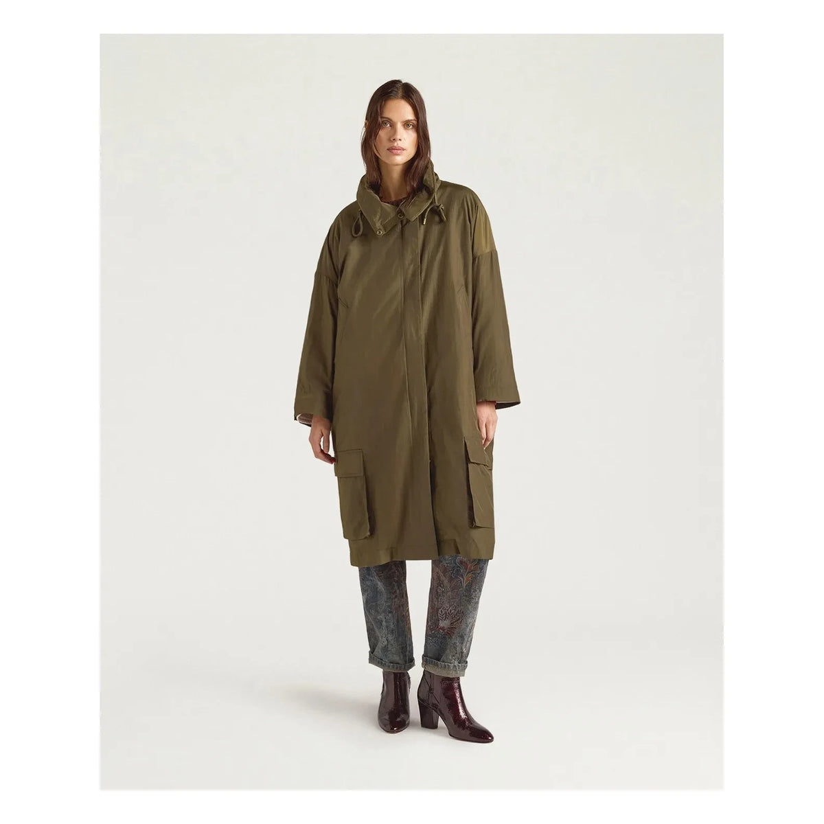 Momoni - Kjara Parka | Khaki